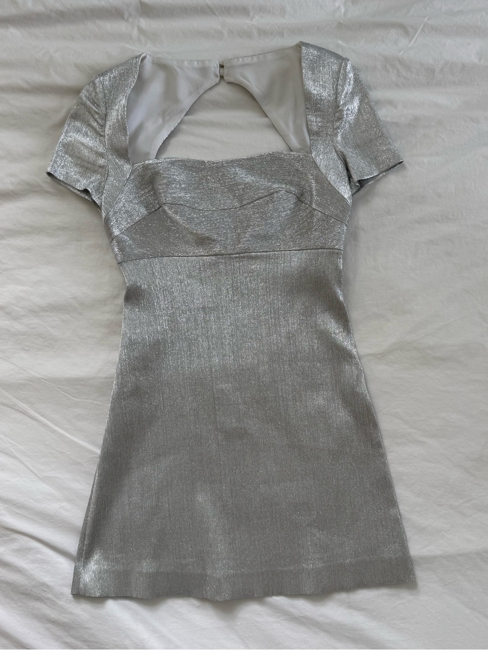Sandro Silver Mini Dress
